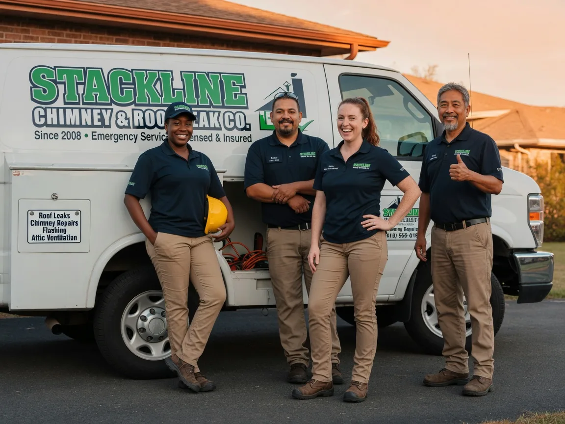 Chimney flashing repair company in Howe, IN